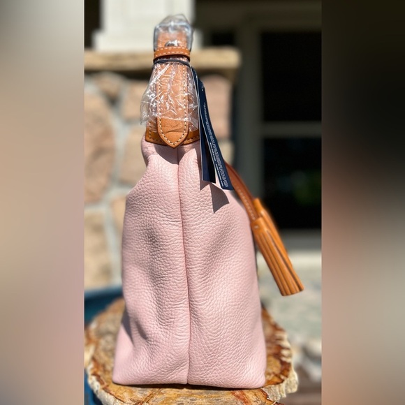 Dooney & Bourke Paige Sac Blush Pink Pebble Grain Leather NWT - Picture 11 of 17